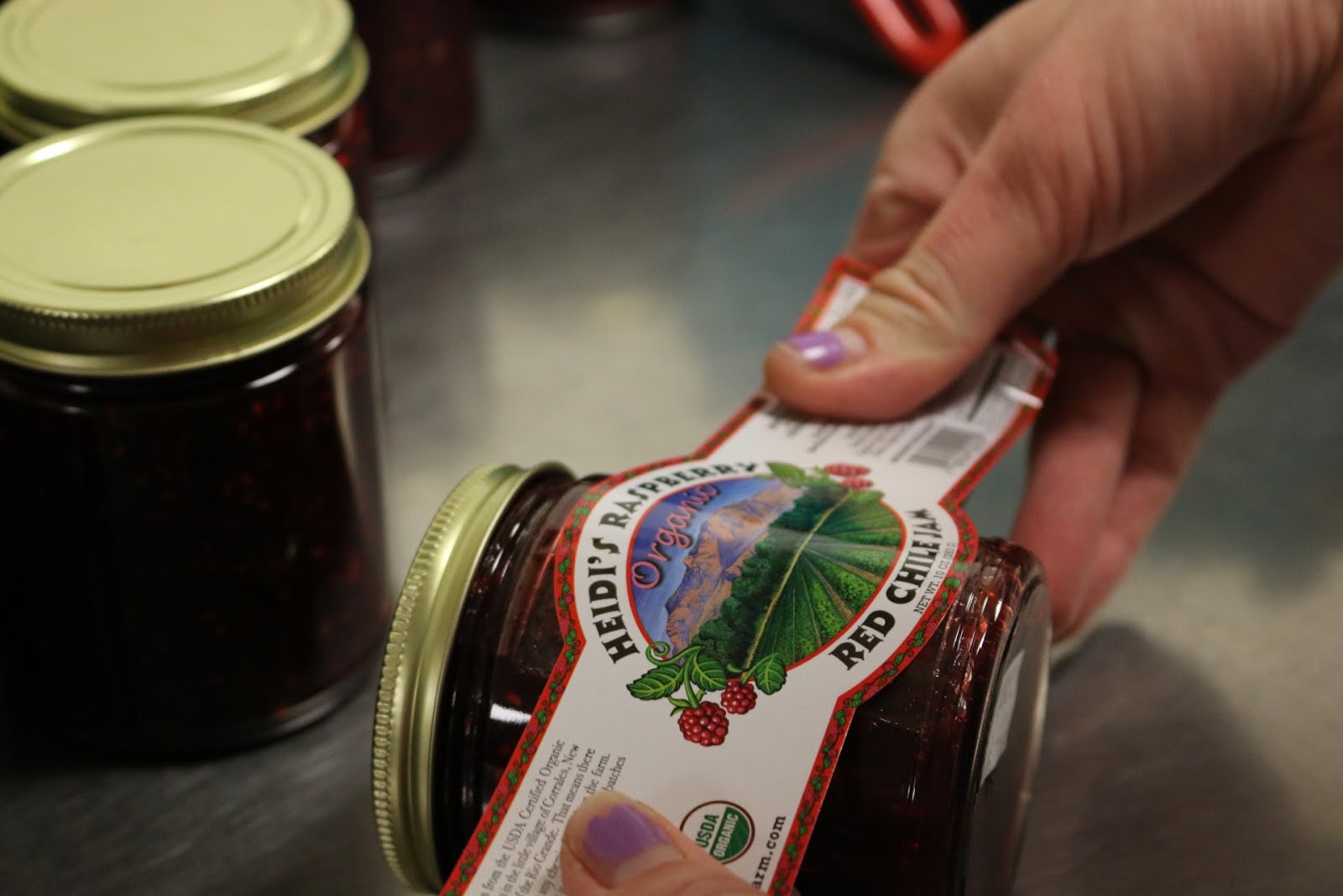 Chile Chica Blog Day 11 Heidi's Organic Raspberry Jam