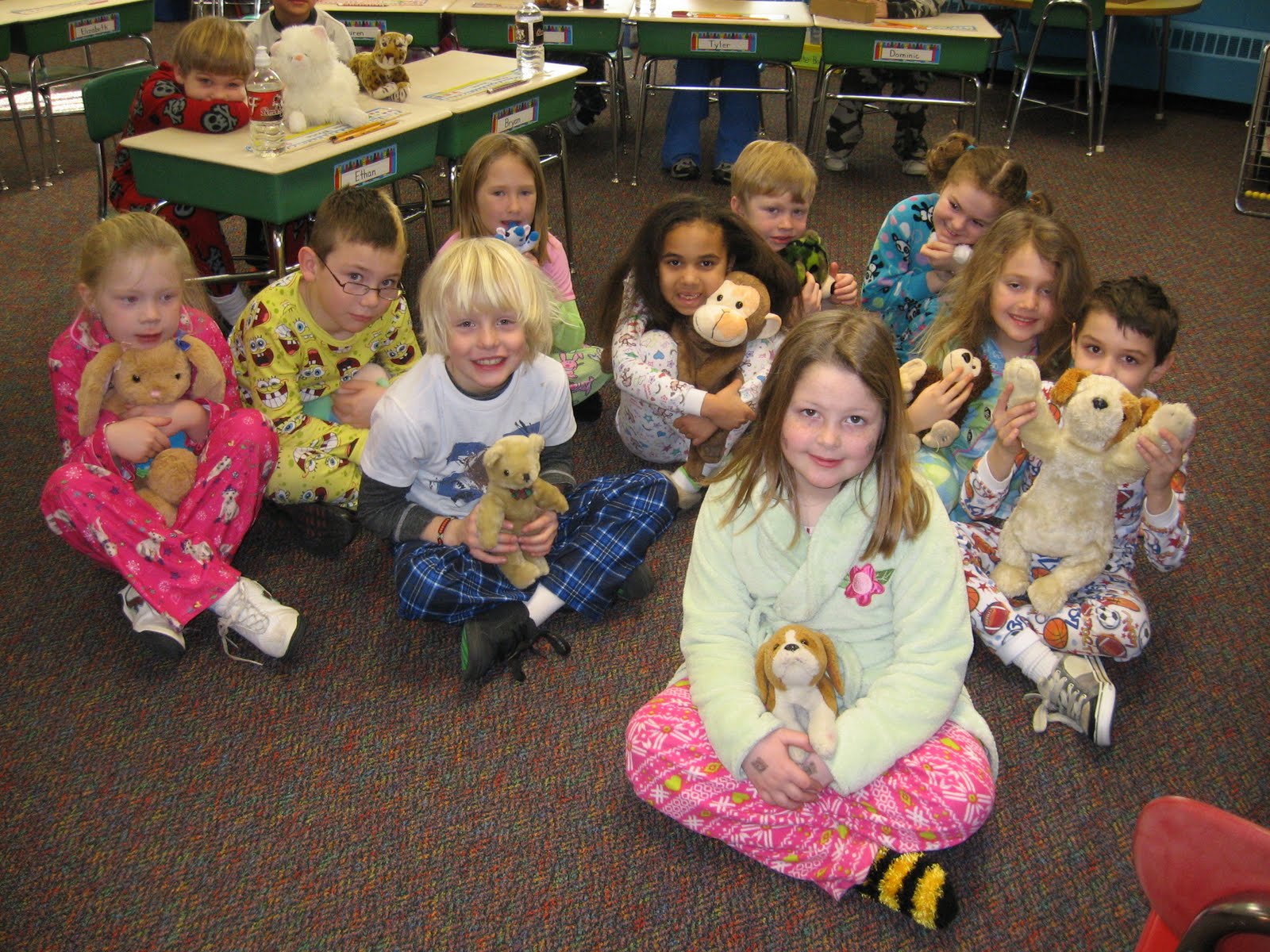 First Grade Fun Pajama Day