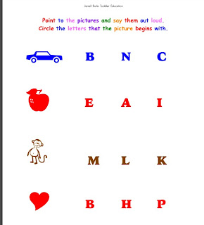 Toddler Education: The Letters Of The Alphabet Worksheets!!!