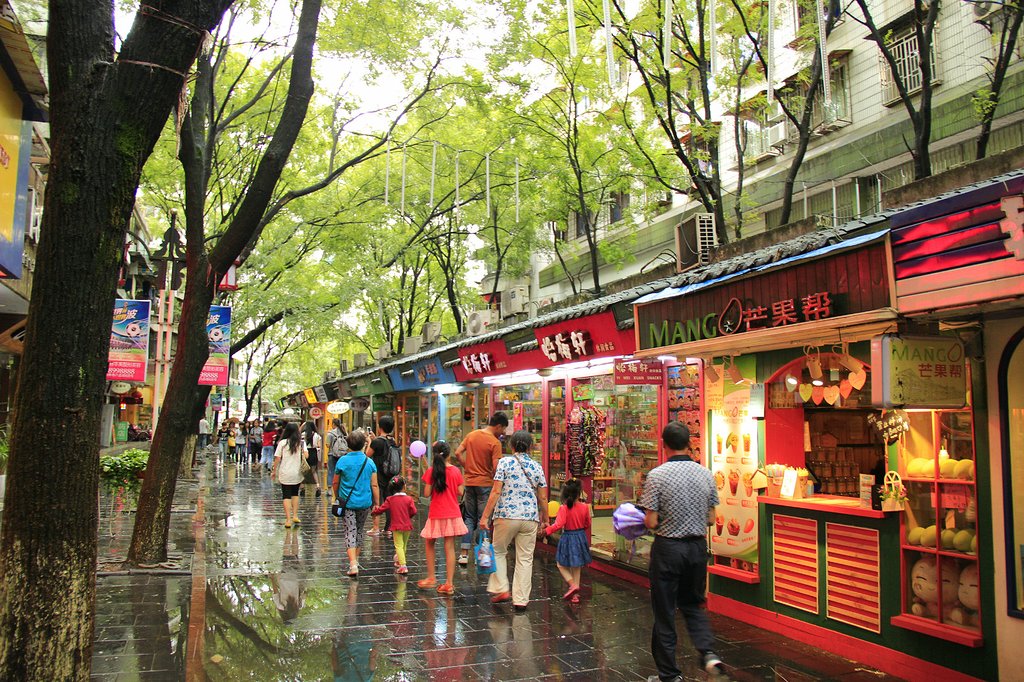 购物美食之旅——桂林正阳步行街- 玩转桂林——景点专栏