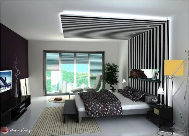 Gypsum Bedroom Designs 5