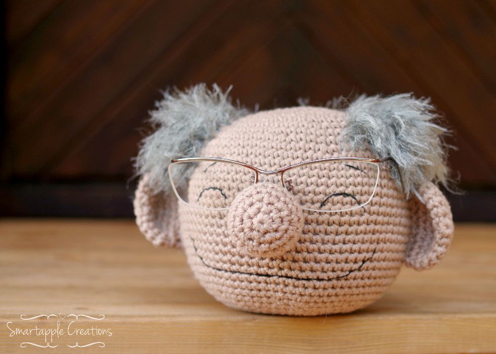 Smartapple Creations - amigurumi and crochet: Crochet eyeglasses holder