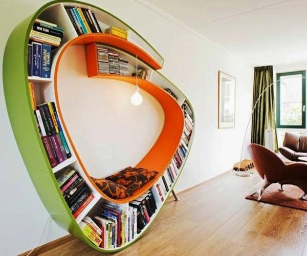Practical bookcase for home