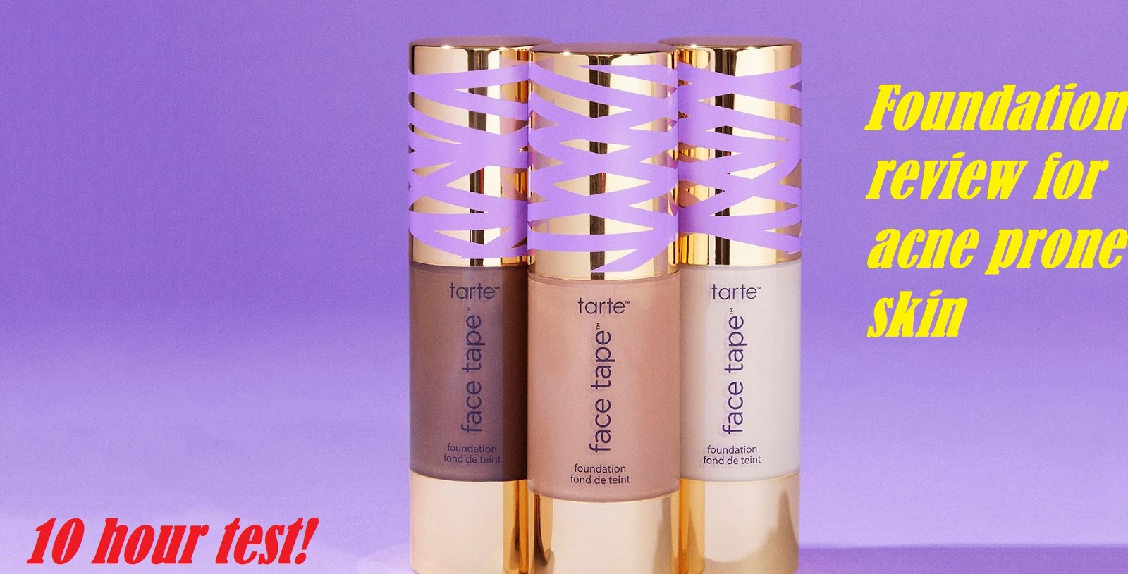 Tarte's Face Tape Foundation Review