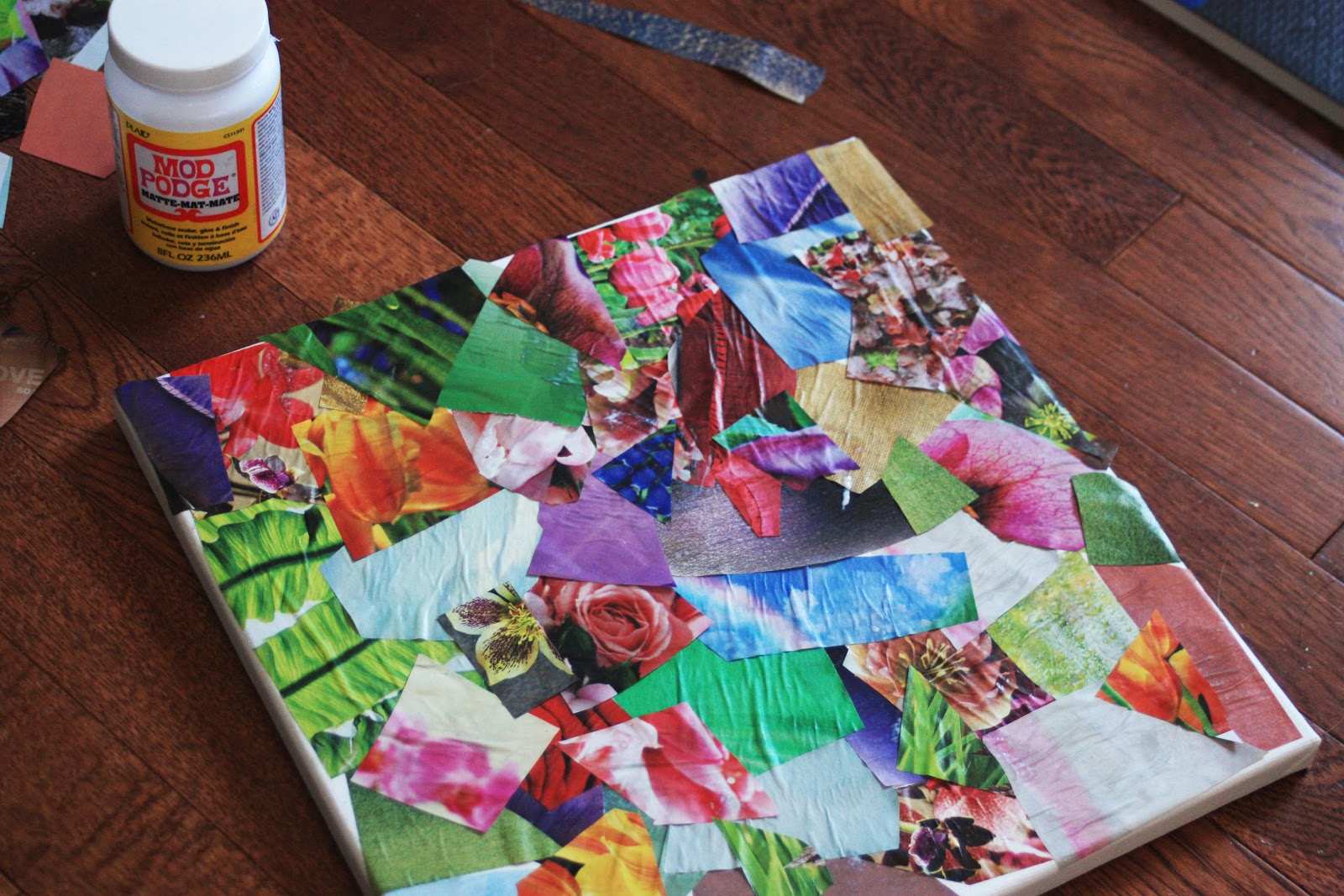 (P)interesting 11. Layered Decoupage Art