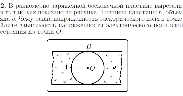 Равномерно заряженная нить на единицу длины которой приходится заряд лямбда имеет конфигурации