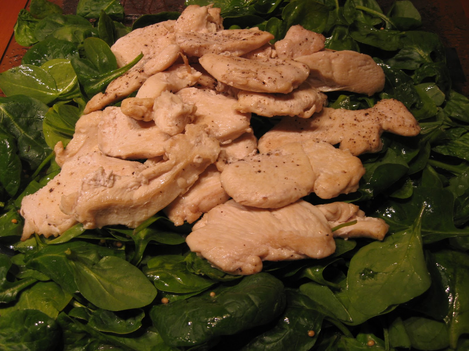 Just Messin' Around: Chicken and Spinach Salad