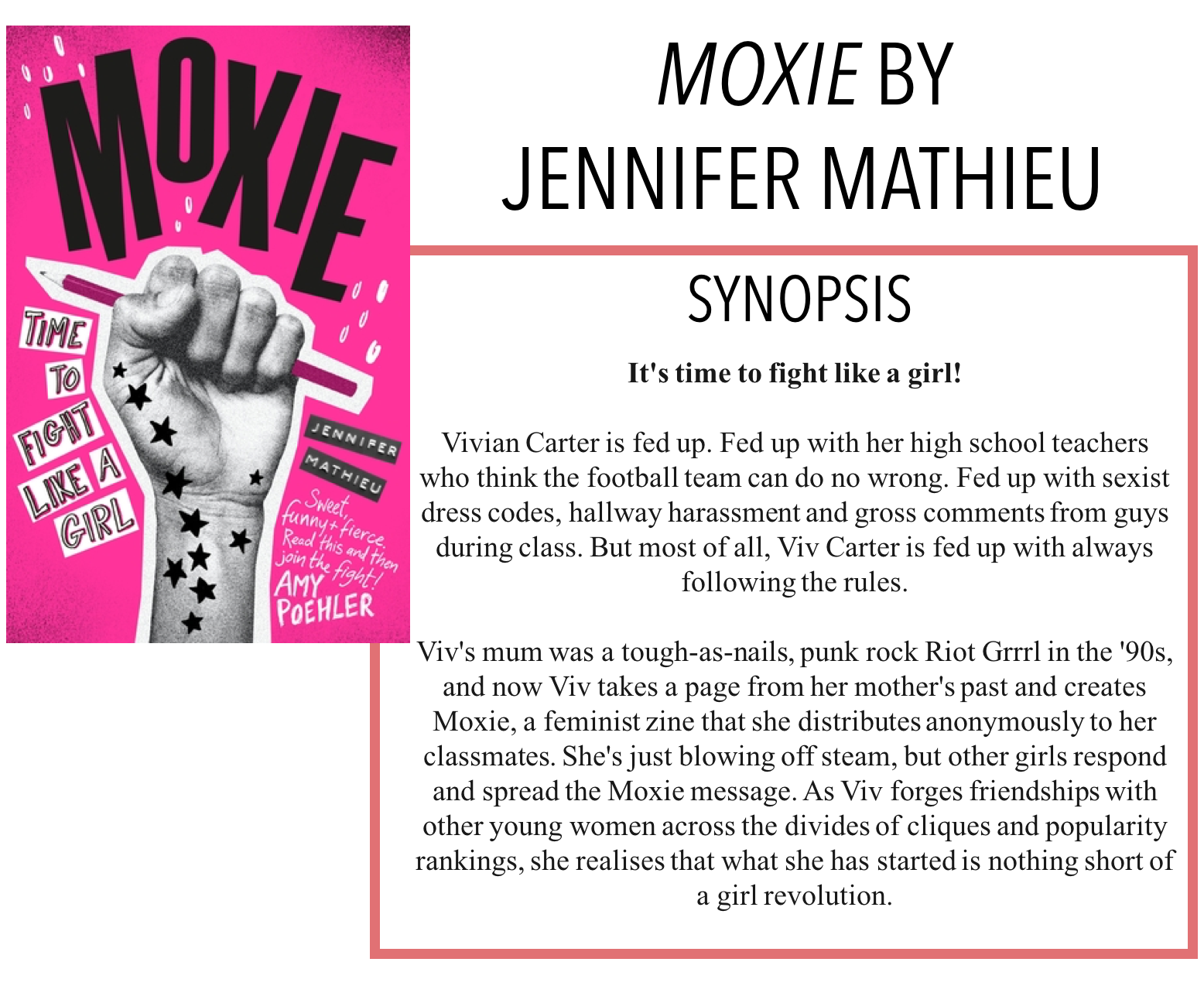 Moxie Book Kirkus Got It Wrong But Moxie Girls Blue Willow Books