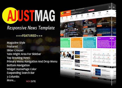 Ajustmag Responsive Blogger Template