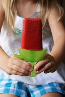 Strawberry, Jalapeno, and Key Lime Popsicles