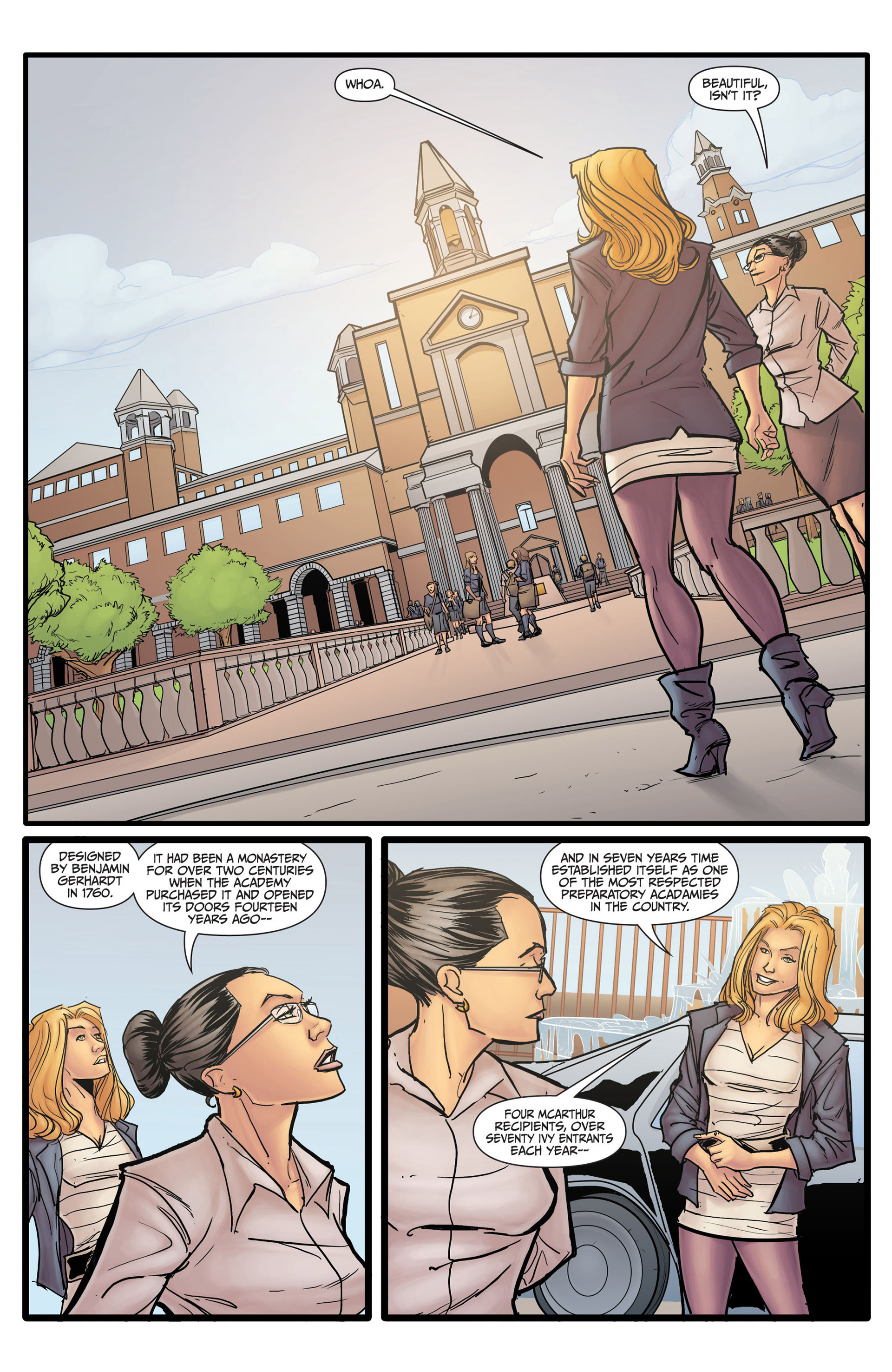 Read online Morning Glories comic -  Issue # _TPB 1 - 34