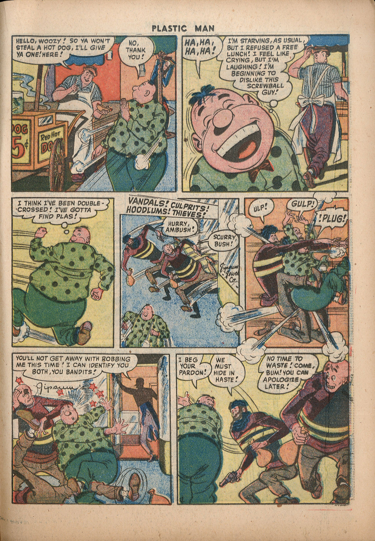 Read online Plastic Man (1943) comic -  Issue #12 - 29