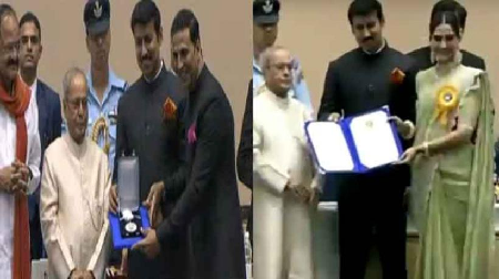Akshay Kumar और Sonam Kapoor को नेशनल अवॉर्ड का सम्मान मिला