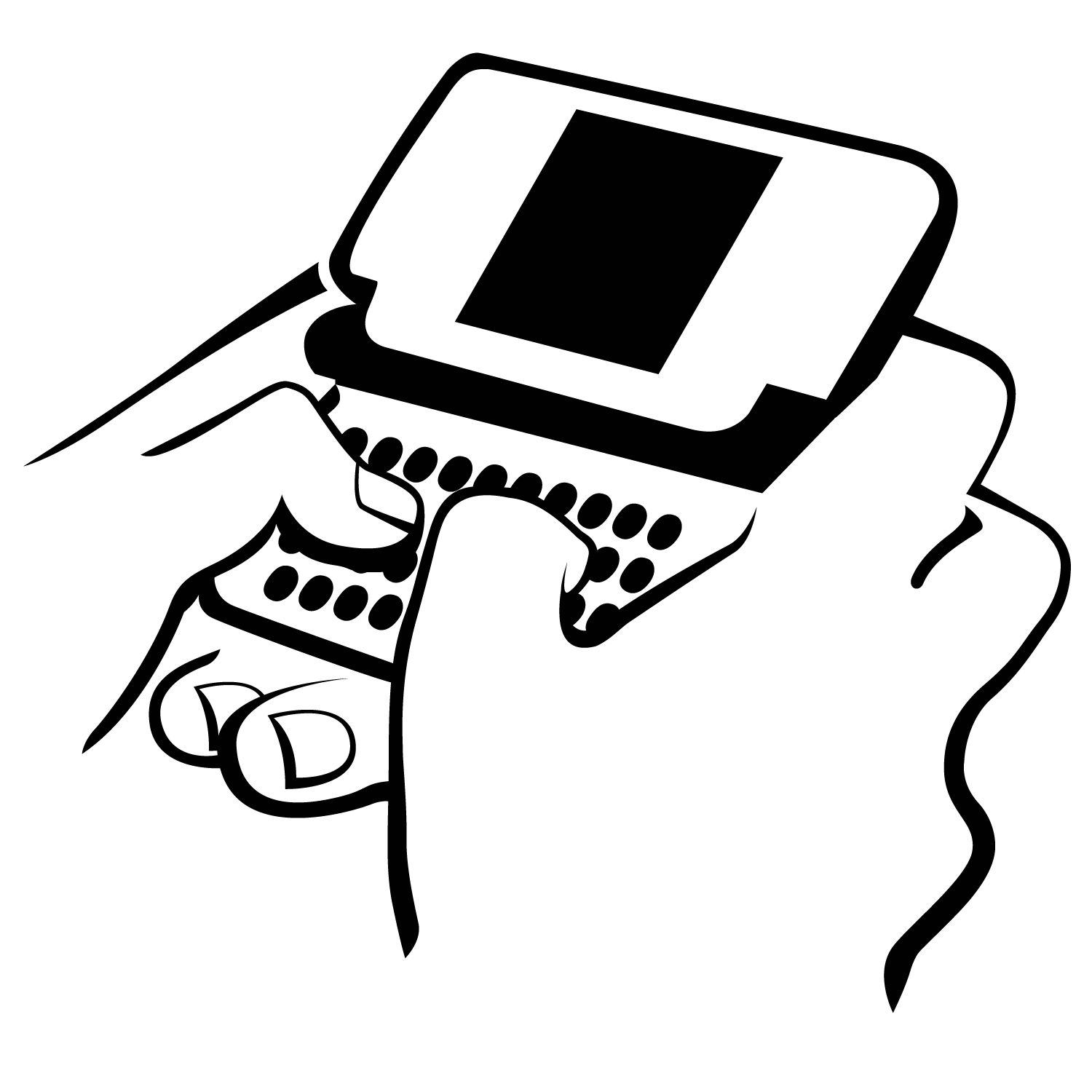 girl texting clipart - photo #35