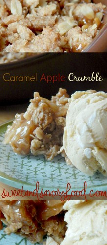 caramel apple crumble (sweetandsavoryfood.com)