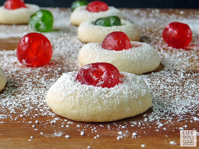 Candied Cherry Cookies | by Life Tastes Good