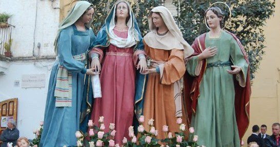 LA SETTIMANA SANTA A BARI - CEGLIE DEL CAMPO: 41) S. GIOVANNI E LE TRE