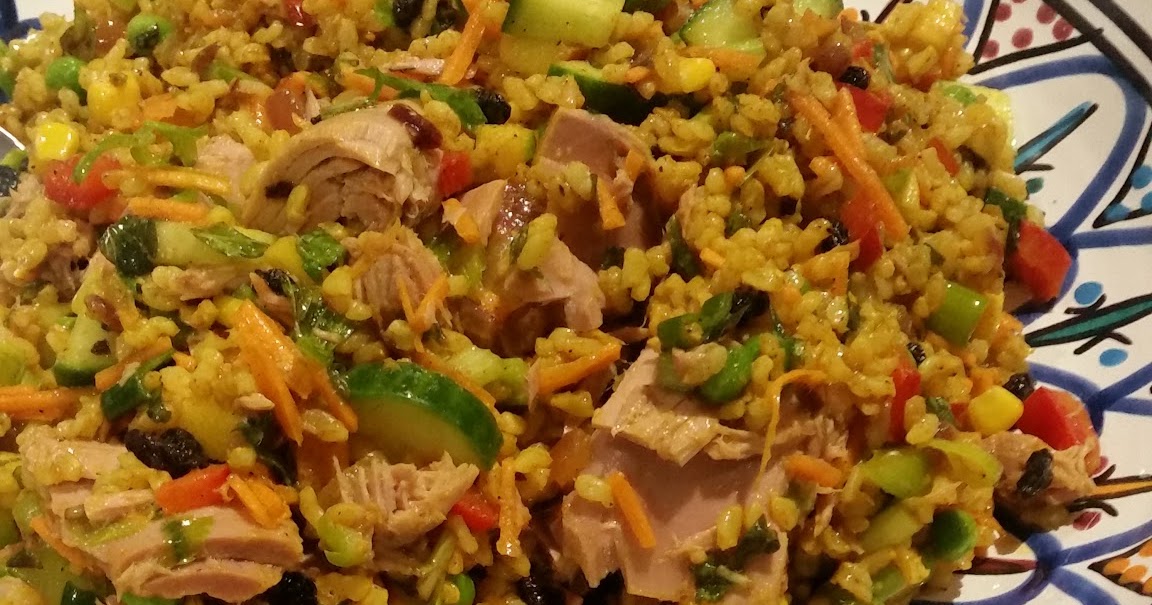 Feed your Inner Cook Curry Brown Rice and Tuna Salad
