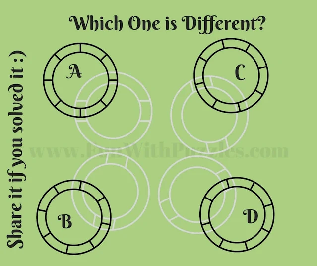 Observation Test: Spot the Odd One Out Picture Puzzle-4