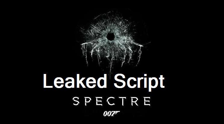 leaked james bond script
