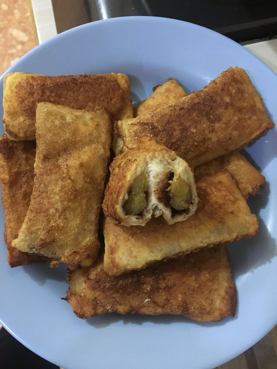 Roti Goreng Pisang Coklat Roti Goreng Pisang Coklat