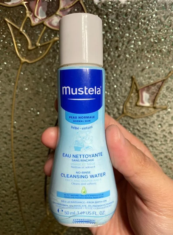 Mustela cleansing water is one of the products that we love