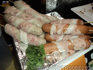 hungarian sausage wrapped in bacon