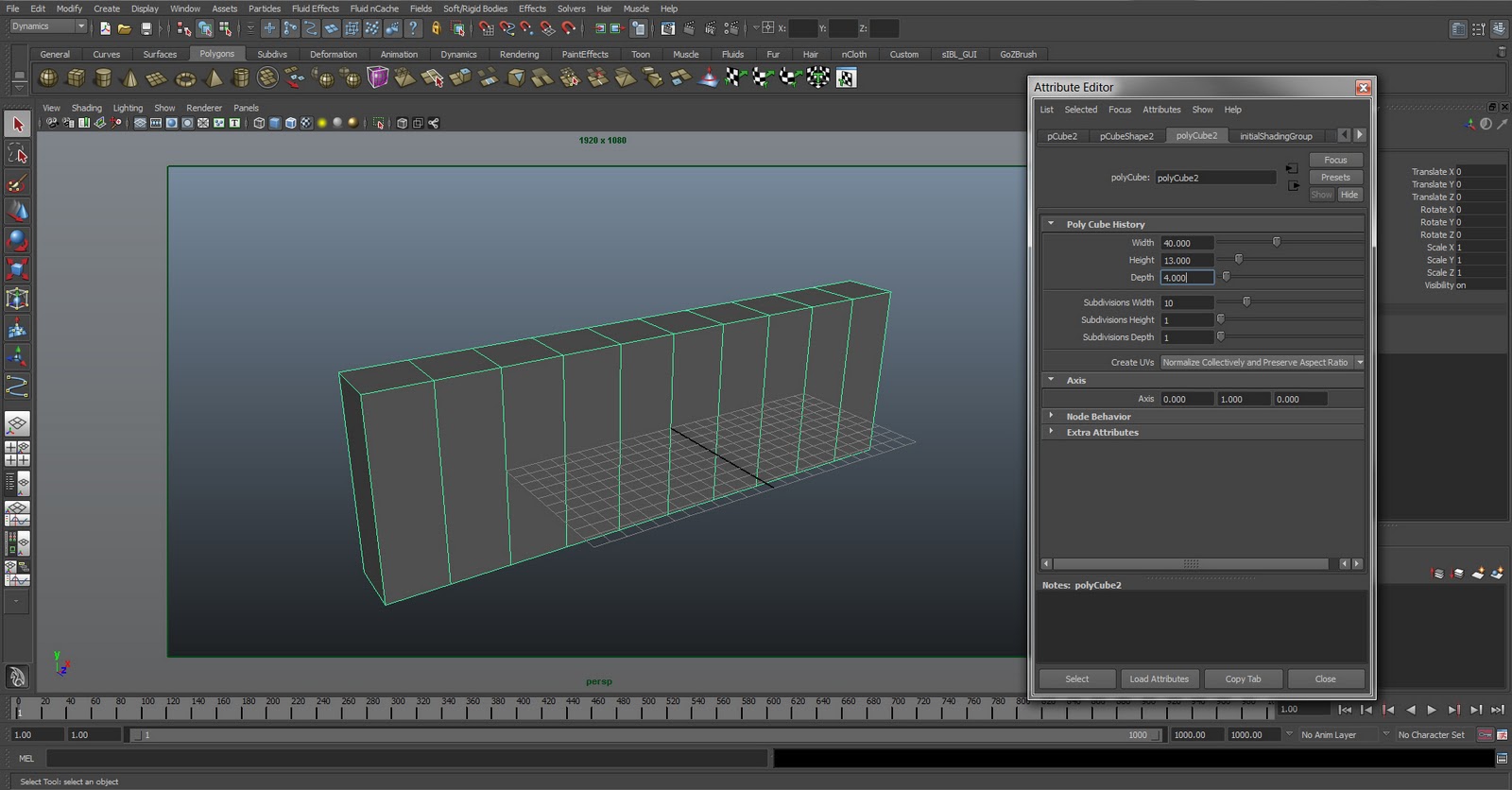 Maya Cube Oliver Atton-Higgins: Hedge Tutorial