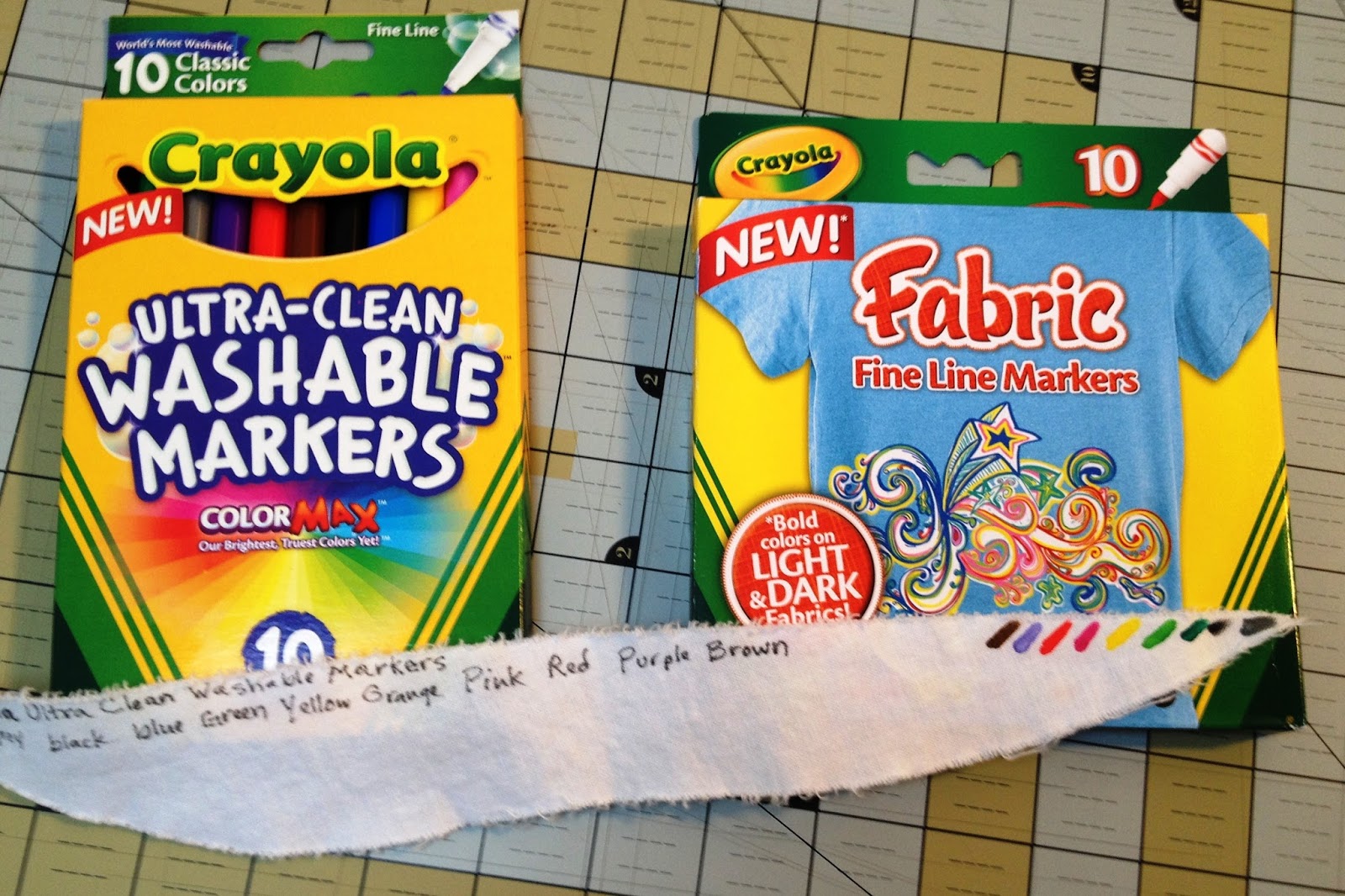 SvedbergArt Washable markers for quilt marking?