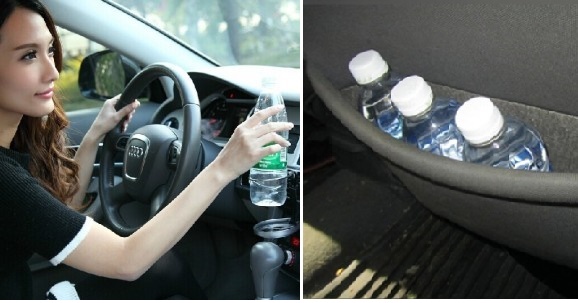  Stop!! Jangan Sekali-Kali Menyimpan Air Minum di Dalam Mobil, Bahaya!!