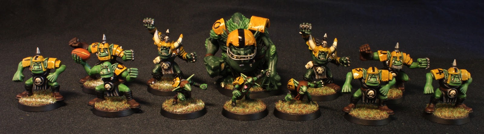 Ben's Workbench: Blood Bowl Orc Team - Update 2