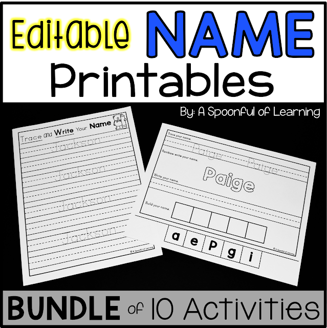 Name Activities - See The Editable Name