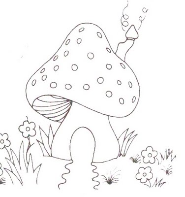 Artes da Nil - Riscos e Rabiscos: Cogumelos.