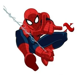 Abecedario de Spiderman con Letras Pequeñas. Spiderman Alphabet with small Letters.