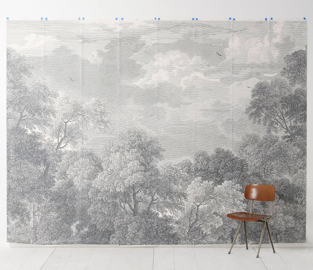 Obsessed: Anthropologie Arcadia Wall Mural | Brooklyn Limestone