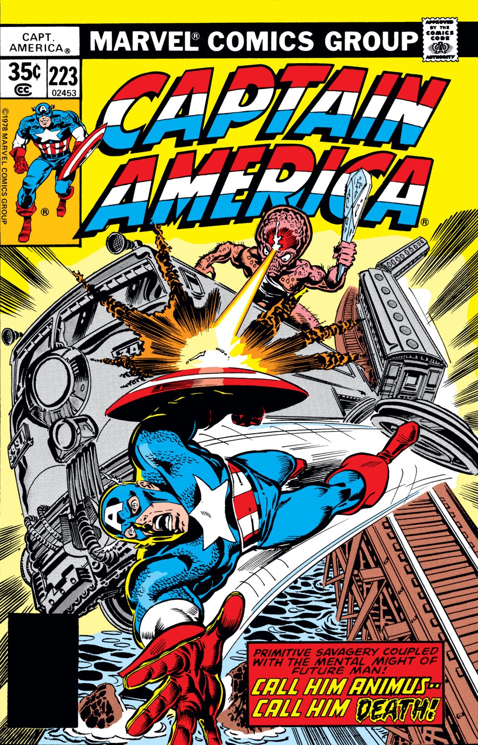 Read online Captain America (1968) comic -  Issue #223 - 1