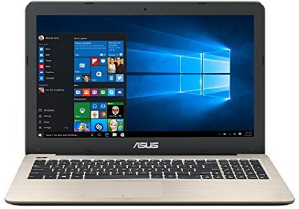 ASUS F556UA-AB32 laptop with numeric keypad built in