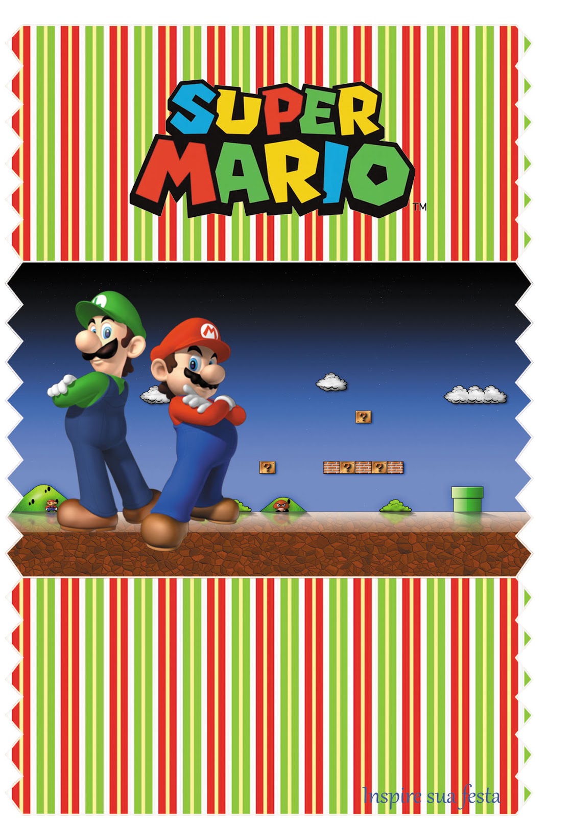 Super Mario Water Bottle Labels – Mama Life Printables