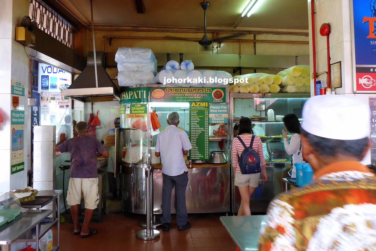 Azmi Chapati Singapore Little India Norris Road Johor Kaki Travels for