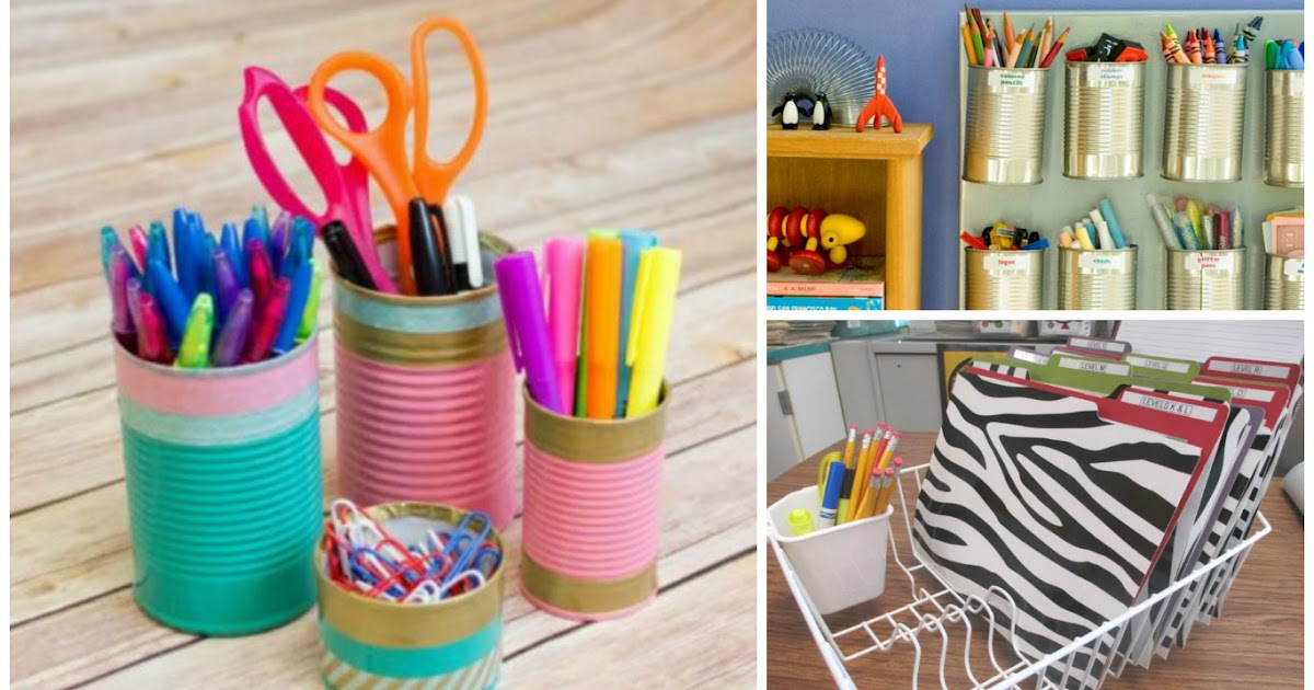 10 Maneras de cómo organizar cuadernos y lápices en tu hogar ~ lodijoella