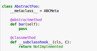 Clases abstractas con python