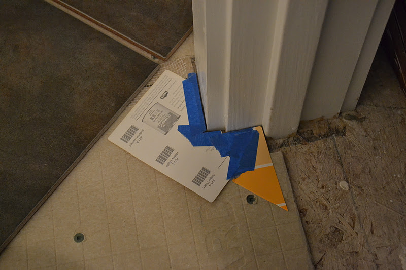 A Work In Progress Tile Floor