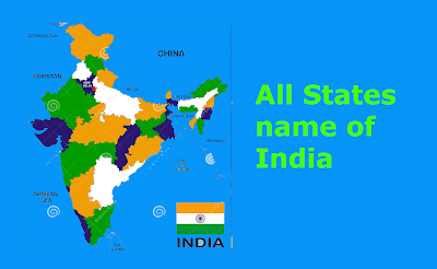 All States name of India