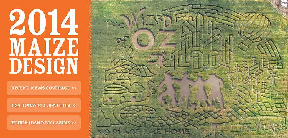 Wizard of Oz Corn Maze Design