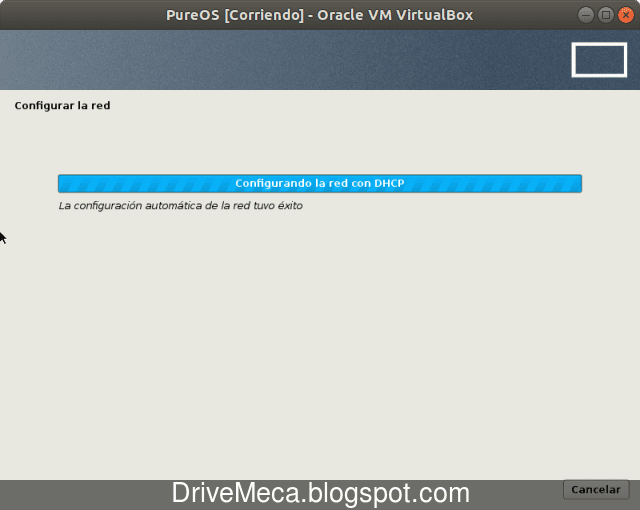 Se activa la tarjeta de red y busca conexion por DHCP