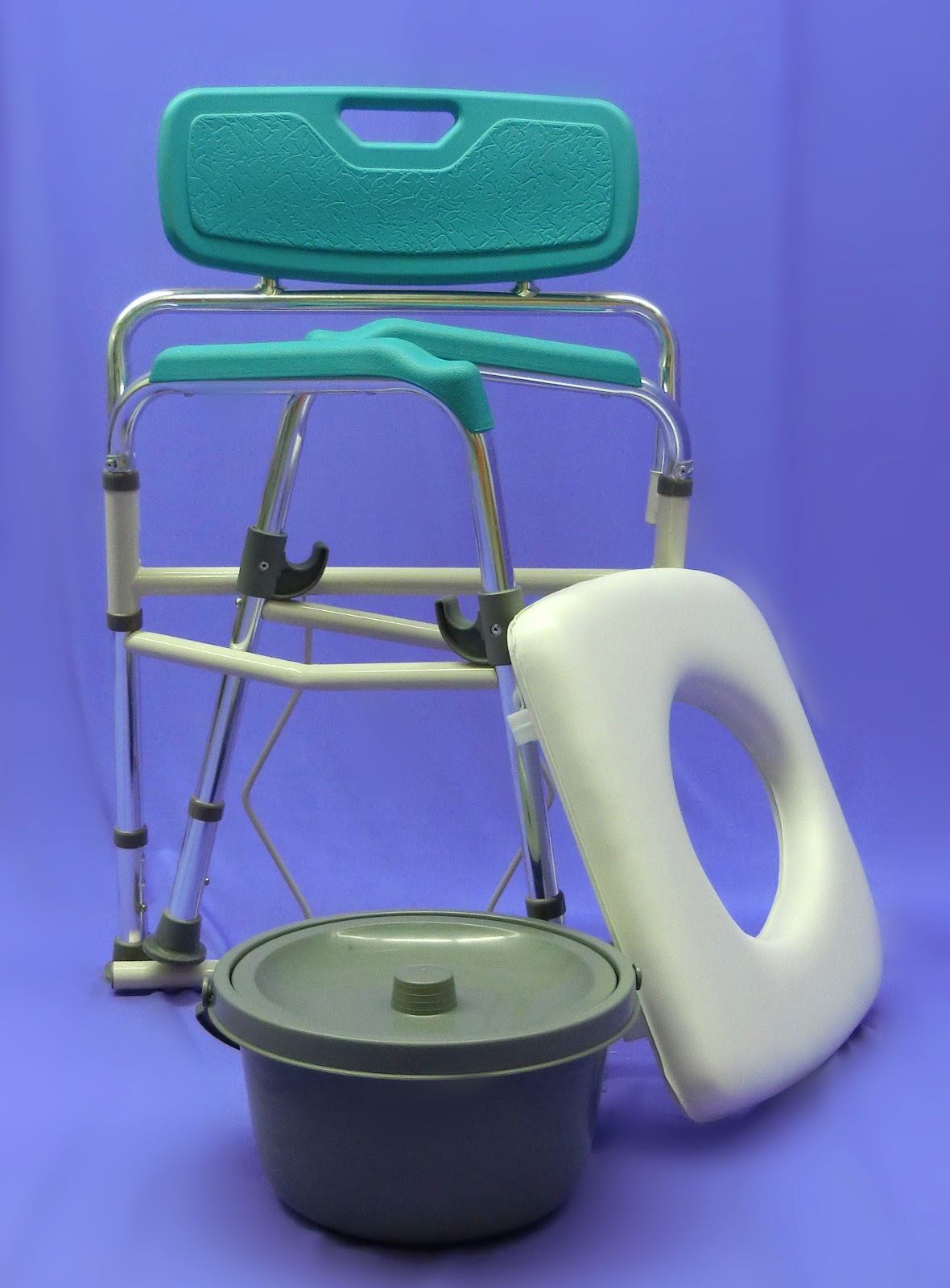 Aluminium Folding Commode Chair Malaysia Penang Kerusi tandas Commode