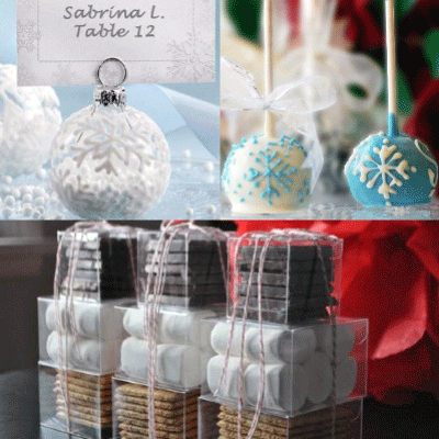 More Winter Wedding Favors Ideas for Guests