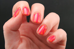 basketball nail deco abstract raspberry revlon toucan brush rich lines try paint