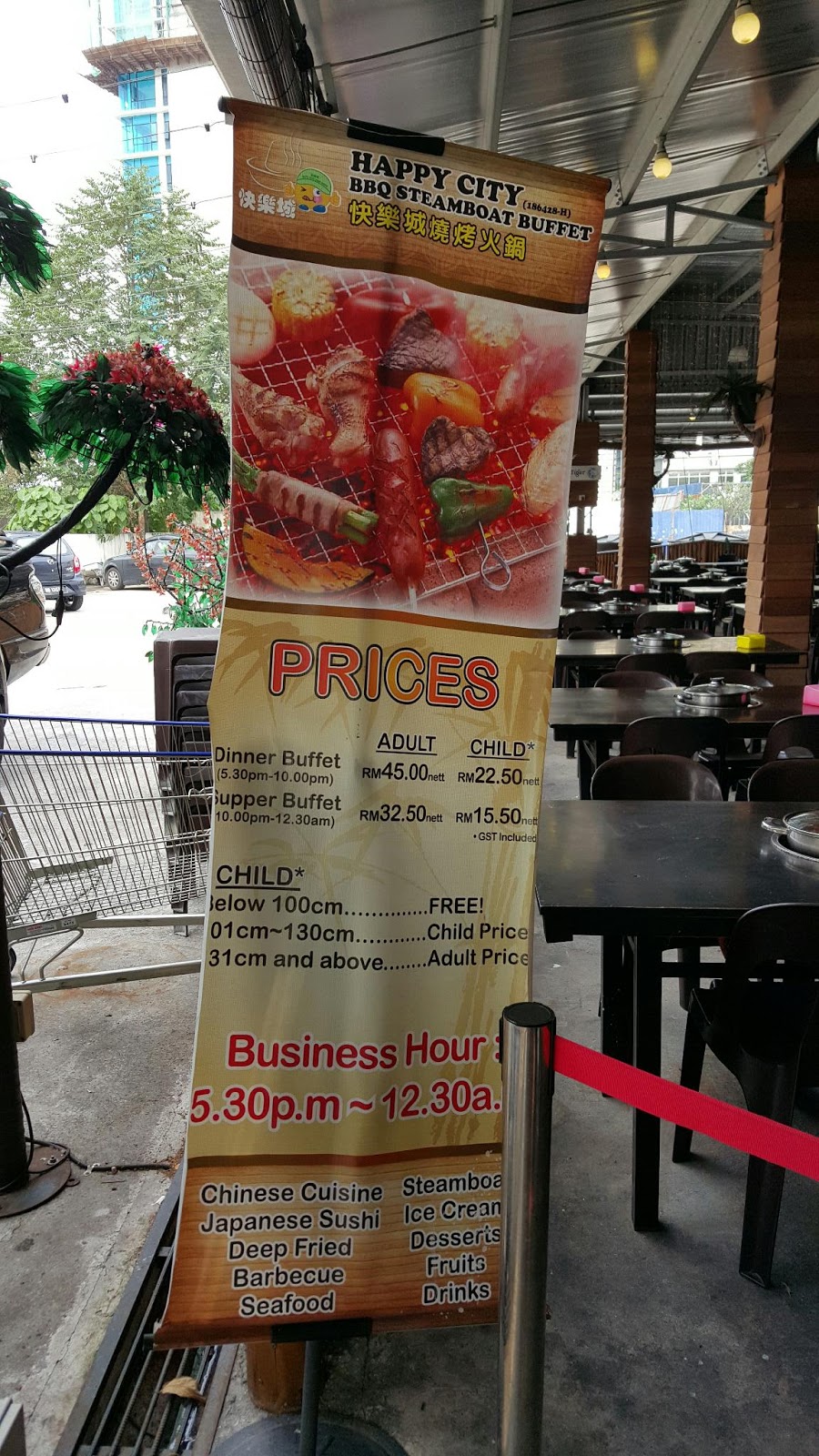 Eva's Food Diary: Happy City BBQ Steamboat Restaurant @ Bandar Manjalara,  Kepong