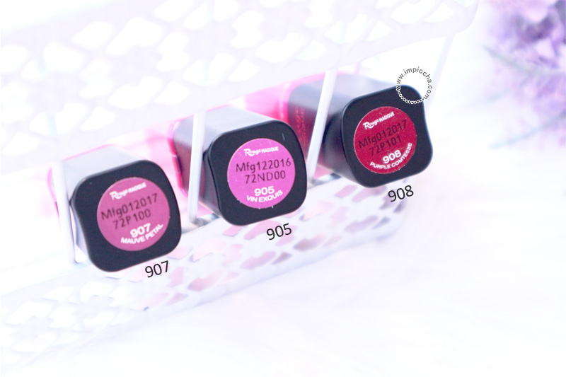 Packaging Loreal Paris Rouge Magique's Lipstick - Purple and Plum